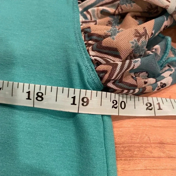 NWOT Multiples Womens Turquoise Pullover tunic Lagenlook Boho Beachy artsy M - Picture 11 of 11